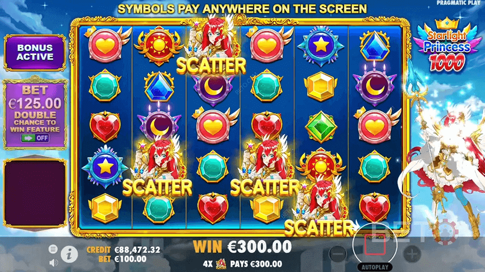 Versión demo de Starlight Princess 1000